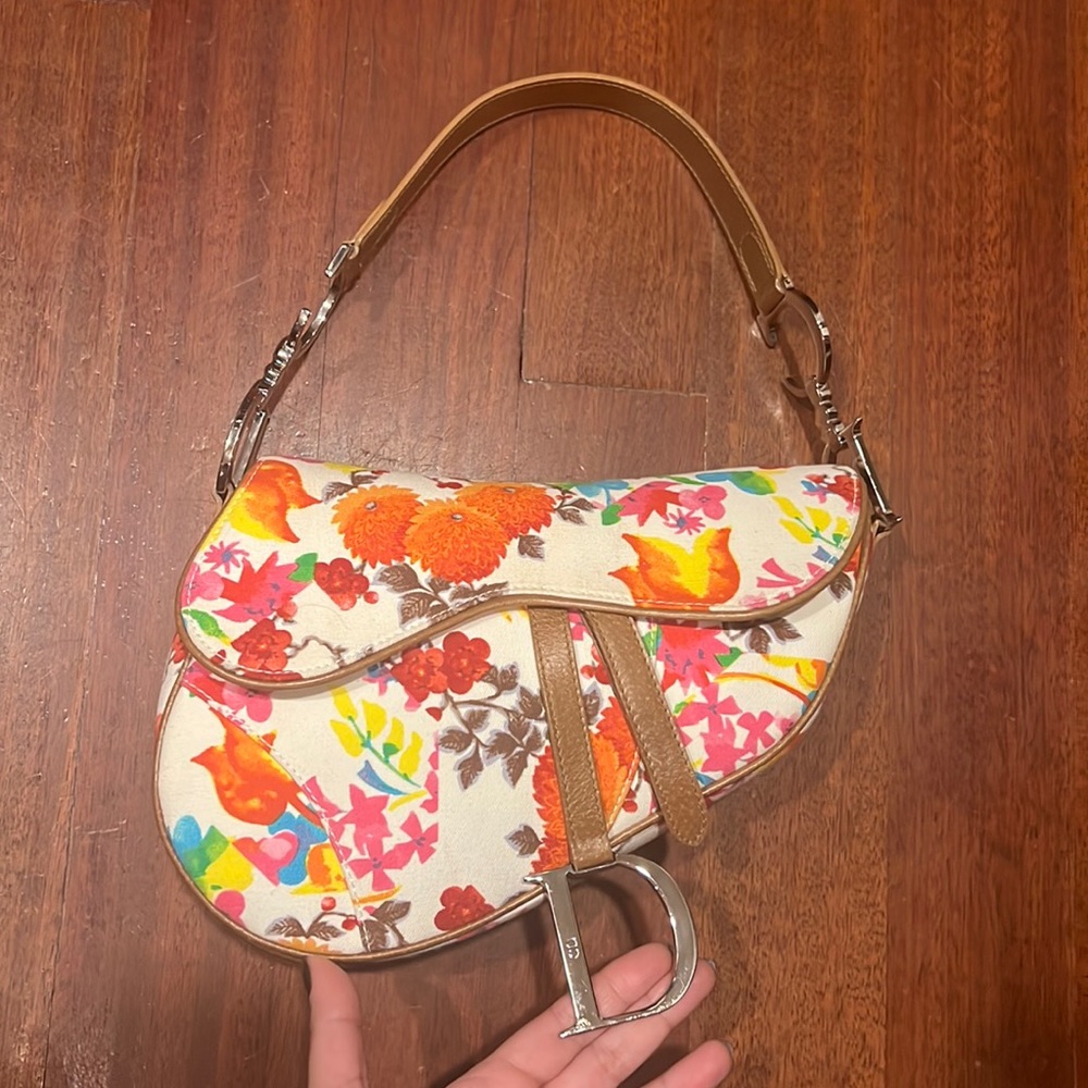 Christian Dior saddle bag authentic